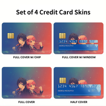 Load image into Gallery viewer, Oregairu Credit Card Skins (4-in-1 Pack)