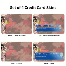 Load image into Gallery viewer, Overlord Albedo Credit Card Skins (4-in-1 Pack)