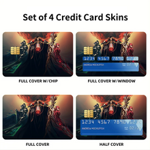 Load image into Gallery viewer, Overlord Albedo, Shalltear Bloodfallen Credit Card Skins (4-in-1 Pack)