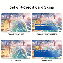 Load image into Gallery viewer, Paradise Breeze Credit Card Skins (4-in-1 Pack)