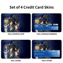 Load image into Gallery viewer, Parasyte -the Maxim- Main Members and Villain Credit Card Skins (4-in-1 Pack)