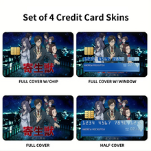 Load image into Gallery viewer, Parasyte -the maxim- Main Members Credit Card Skins (4-in-1 Pack)