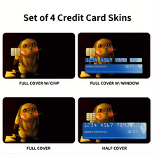 Load image into Gallery viewer, Pikachu Credit Card Skins (4-in-1 Pack)