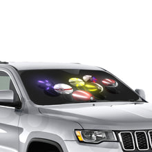 Load image into Gallery viewer, Pokéballs Car Sunshade