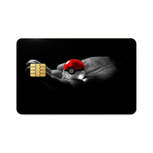 Load image into Gallery viewer, Pokeball In Hand Credit Card Skins (4-in-1 Pack)