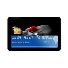 Load image into Gallery viewer, Pokeball In Hand Credit Card Skins (4-in-1 Pack)