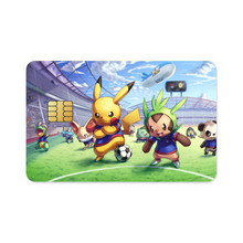 Load image into Gallery viewer, Pokemon Soccer Match Credit Card Skins (4-in-1 Pack)