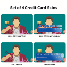 Load image into Gallery viewer, Poppo Anohana Minimalist Credit Card Skins (4-in-1 Pack)