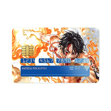 Load image into Gallery viewer, Portgas D. Ace - One Piece Credit Card Skins (4-in-1 Pack)