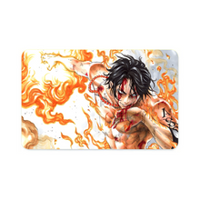 Load image into Gallery viewer, Portgas D. Ace - One Piece Credit Card Skins (4-in-1 Pack)