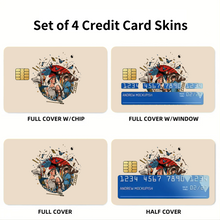 Load image into Gallery viewer, Princess Mononoke Credit Card Skins (4-in-1 Pack)