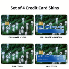 Load image into Gallery viewer, Princess Mononoke Credit Card Skins (4-in-1 Pack)