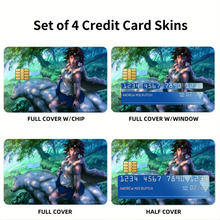 Load image into Gallery viewer, Princess Mononoke Credit Card Skins (4-in-1 Pack)