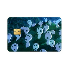 Load image into Gallery viewer, Princess Mononoke Credit Card Skins (4-in-1 Pack)