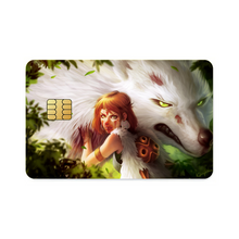 Load image into Gallery viewer, Princess Mononoke Credit Card Skins (4-in-1 Pack)