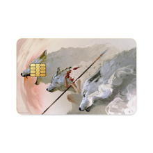 Load image into Gallery viewer, Princess Mononoke Credit Card Skins (4-in-1 Pack)