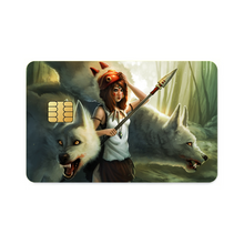 Load image into Gallery viewer, Princess Mononoke Credit Card Skins (4-in-1 Pack)