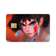Load image into Gallery viewer, Princess Mononoke Credit Card Skins (4-in-1 Pack)