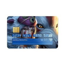 Load image into Gallery viewer, Princess Mononoke Credit Card Skins (4-in-1 Pack)