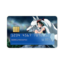 Load image into Gallery viewer, Princess Mononoke Credit Card Skins (4-in-1 Pack)