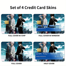 Load image into Gallery viewer, Protagonist and Antagonist Credit Card Skins (4-in-1 Pack)
