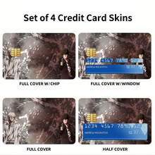 Load image into Gallery viewer, Protagonist and Antagonist Credit Card Skins (4-in-1 Pack)