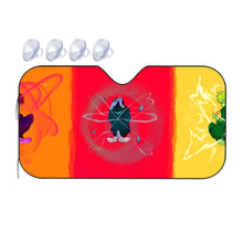 Load image into Gallery viewer, Psychic Triptych Car Sunshade