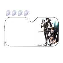 Load image into Gallery viewer, Psycho-Pass Akane Tsunemori, Nobuchika Ginoza Car Sunshade