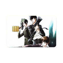 Load image into Gallery viewer, Psycho-Pass Akane Tsunemori, Nobuchika Ginoza Credit Card Skins (4-in-1 Pack)