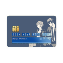 Load image into Gallery viewer, Psycho-Pass Akane Tsunemori, Nobuchika Ginoza Credit Card Skins (4-in-1 Pack)