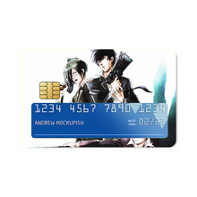 Load image into Gallery viewer, Psycho-Pass Akane Tsunemori, Nobuchika Ginoza Credit Card Skins (4-in-1 Pack)