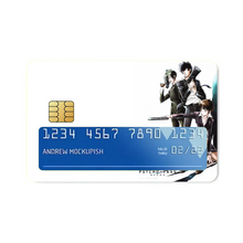 Load image into Gallery viewer, Psycho-Pass Akane Tsunemori, Nobuchika Ginoza Credit Card Skins (4-in-1 Pack)