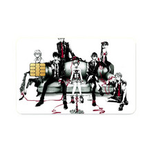 Load image into Gallery viewer, Psycho-Pass Akane Tsunemori, Nobuchika Ginoza, Shion Karanomori, Yayoi Kunizuka Credit Card Skins (4-in-1 Pack)