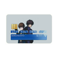Load image into Gallery viewer, Psycho-Pass Inspecter and a villain Credit Card Skins (4-in-1 Pack)