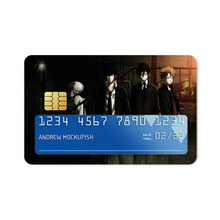 Load image into Gallery viewer, Psycho-Pass Inspecters and a villain Credit Card Skins (4-in-1 Pack)