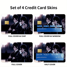 Load image into Gallery viewer, Psycho-Pass Inspecters Credit Card Skins (4-in-1 Pack)