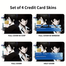 Load image into Gallery viewer, Psycho-Pass Nobuchika Ginoza Credit Card Skins (4-in-1 Pack)