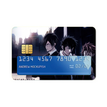 Load image into Gallery viewer, Psycho-Pass Nobuchika Ginoza, Shuusei Kagari, Tomomi Masaoka Credit Card Skins (4-in-1 Pack)
