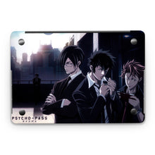 Load image into Gallery viewer, Psycho-Pass Nobuchika Ginoza, Shuusei Kagari, Tomomi Masaoka  Macbook Skin