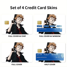 Load image into Gallery viewer, Psycho-Pass Shuusei Kagari Credit Card Skins (4-in-1 Pack)