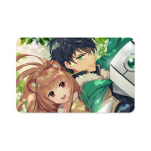 Load image into Gallery viewer, Raphtalia and Iwatani Credit Card Skins (4-in-1 Pack)