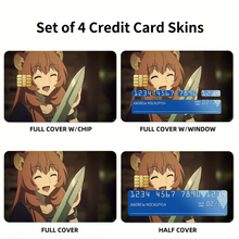 Load image into Gallery viewer, Raphtalia chan Credit Card Skins (4-in-1 Pack)