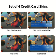 Load image into Gallery viewer, Raphtalia Training Credit Card Skins (4-in-1 Pack)