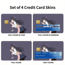 Load image into Gallery viewer, Rascal Does Not Dream Of Bunny Girl Senpai Credit Card Skins (4-in-1 Pack)
