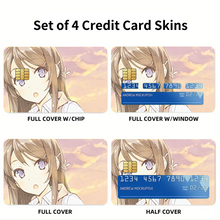 Load image into Gallery viewer, Rascal Does Not Dream of Bunny Girl Senpai Credit Card Skins (4-in-1 Pack)