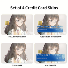 Load image into Gallery viewer, Rascal Does Not Dream Of Bunny Girl Senpai Credit Card Skins (4-in-1 Pack)