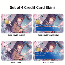 Load image into Gallery viewer, Rascal Does Not Dream Of Bunny Girl Senpai Credit Card Skins (4-in-1 Pack)
