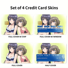 Load image into Gallery viewer, Rascal Does Not Dream of Bunny Girl Senpai Credit Card Skins (4-in-1 Pack)