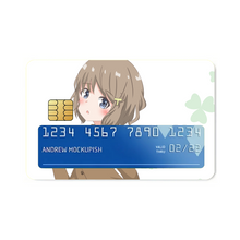 Load image into Gallery viewer, Rascal Does Not Dream Of Bunny Girl Senpai Credit Card Skins (4-in-1 Pack)