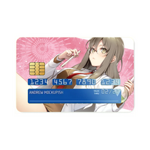Load image into Gallery viewer, Rascal Does Not Dream of Bunny Girl Senpai Rio Futaba Credit Card Skins (4-in-1 Pack)